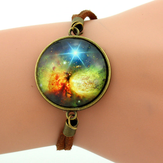 Hand-woven Sky Time Gem Bracelet