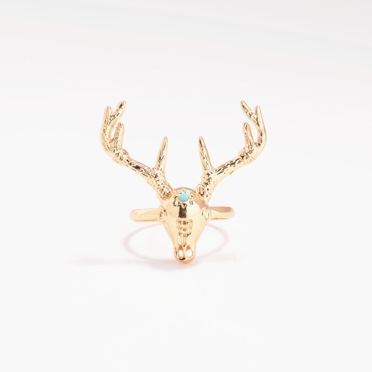 Fashion National Style Deer Head Ring