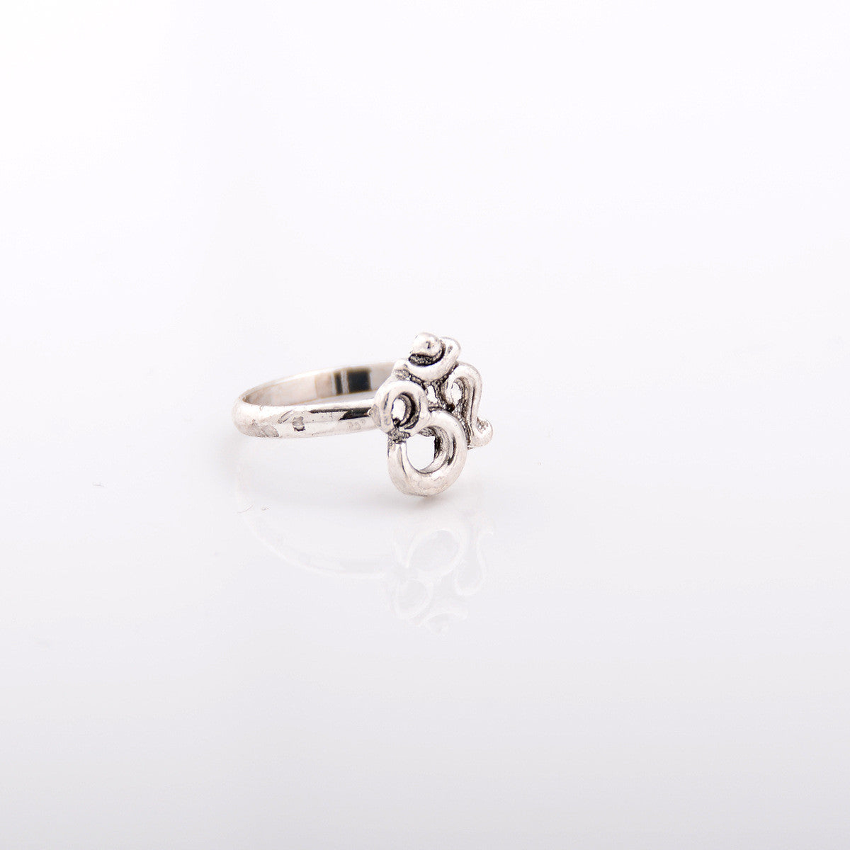 Fashion Punk 3D Digital Elephant Free Combination Ring