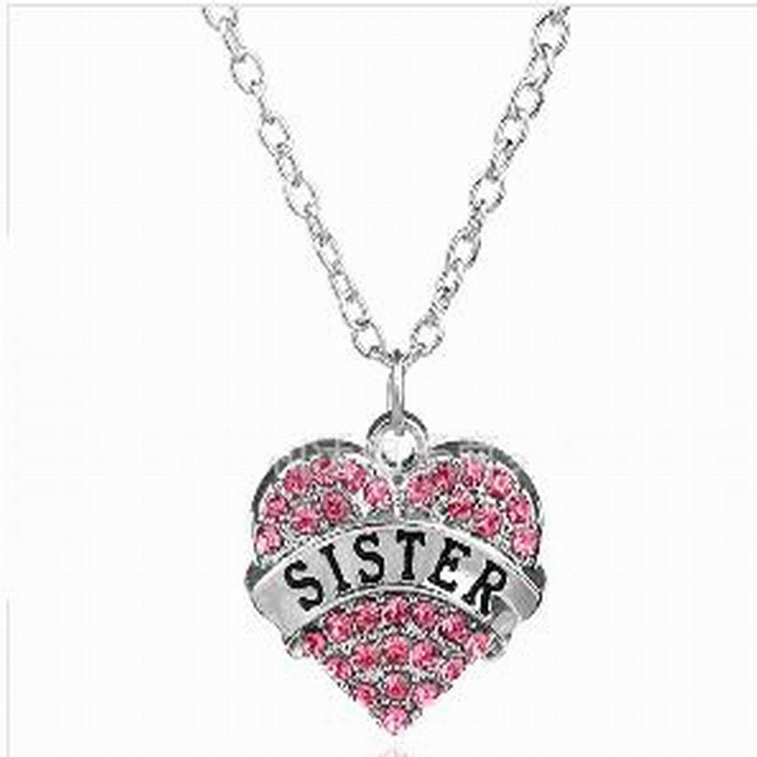 Fashion Female Heart Ms. crystal Affection Pendant Necklace