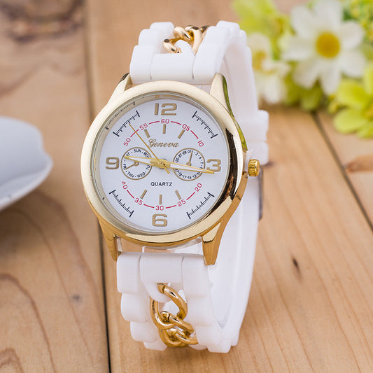 Fashion Colorful Jelly Digital Meter Watch