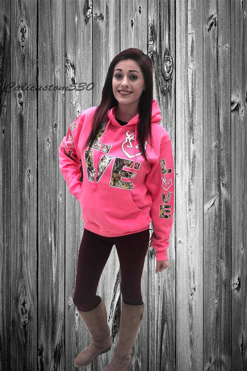 Lover Letter Print Pocket Slim Hooded Hoodie