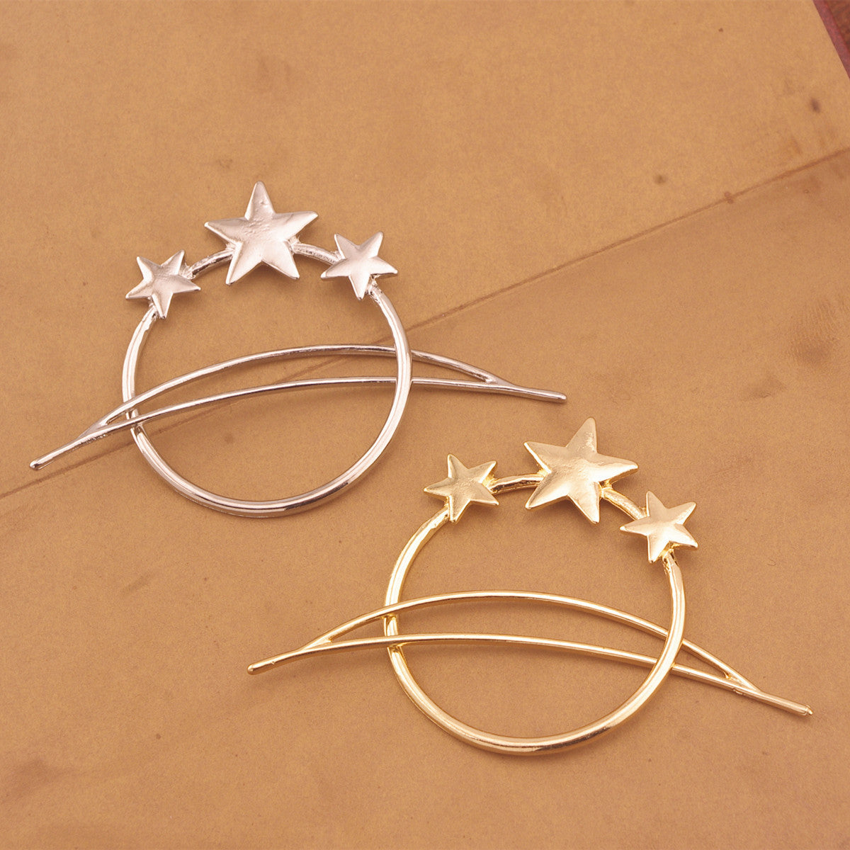 Bohemian Joker Pentagram Stars Braid Up Hair Accessories