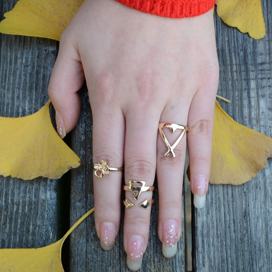 3D Geometric Triangle Free Combination Ring