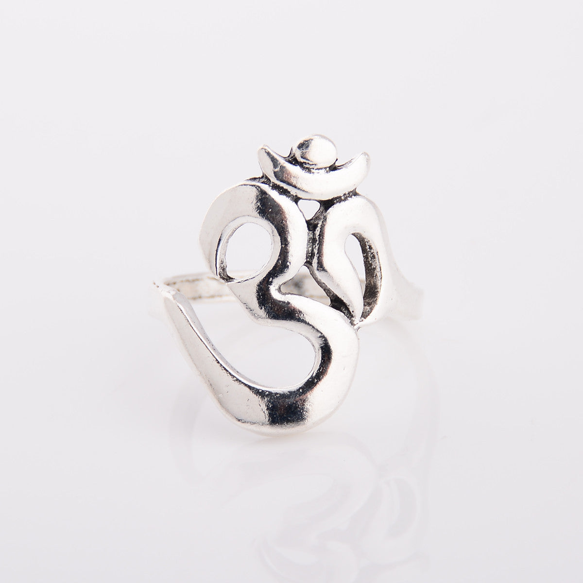 Fashion Punk 3D Digital Elephant Free Combination Ring