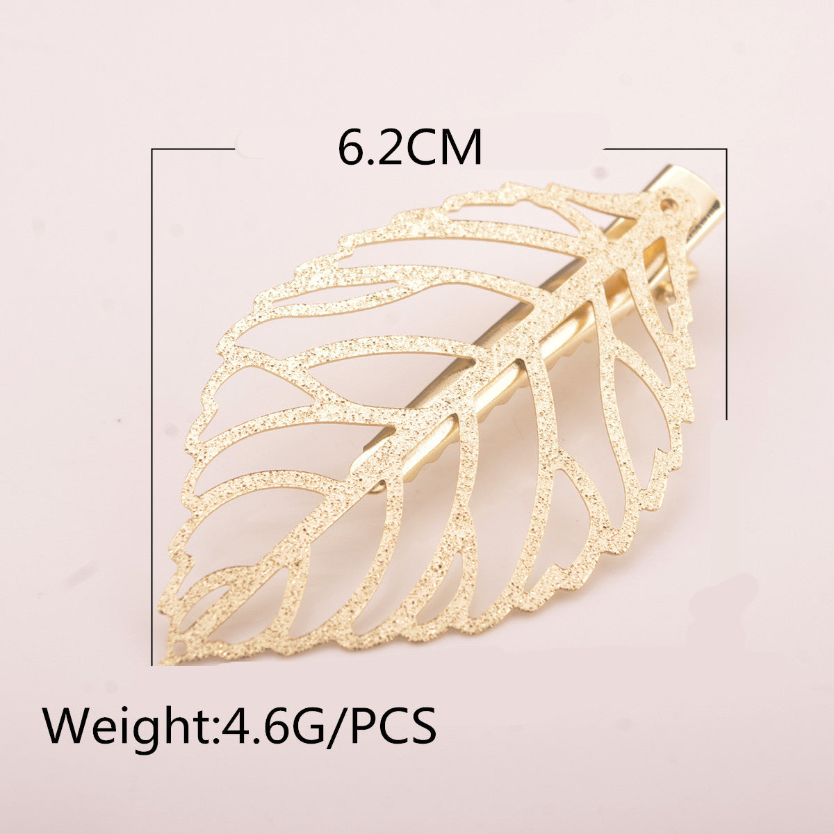 Metal Leaves Women's Hair Clips