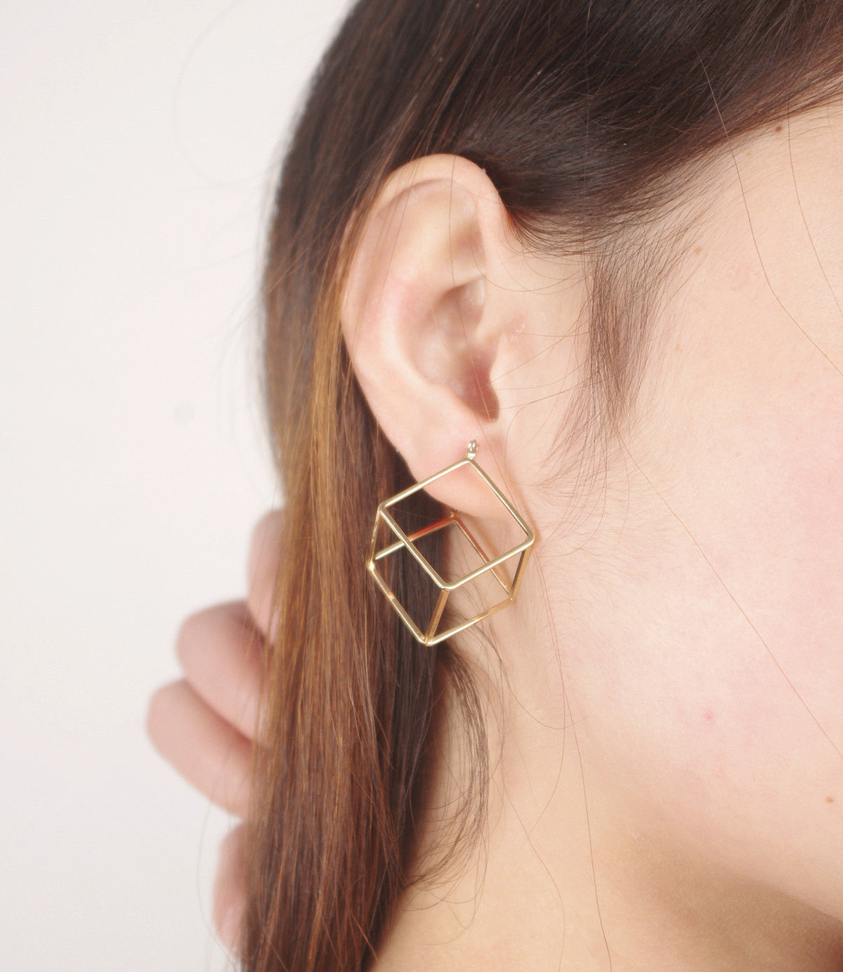 Fashion Cube Lady's Earrings