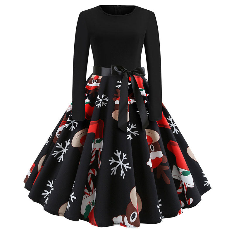 Plus Size Dress | Christmas Dress | Retro Dress