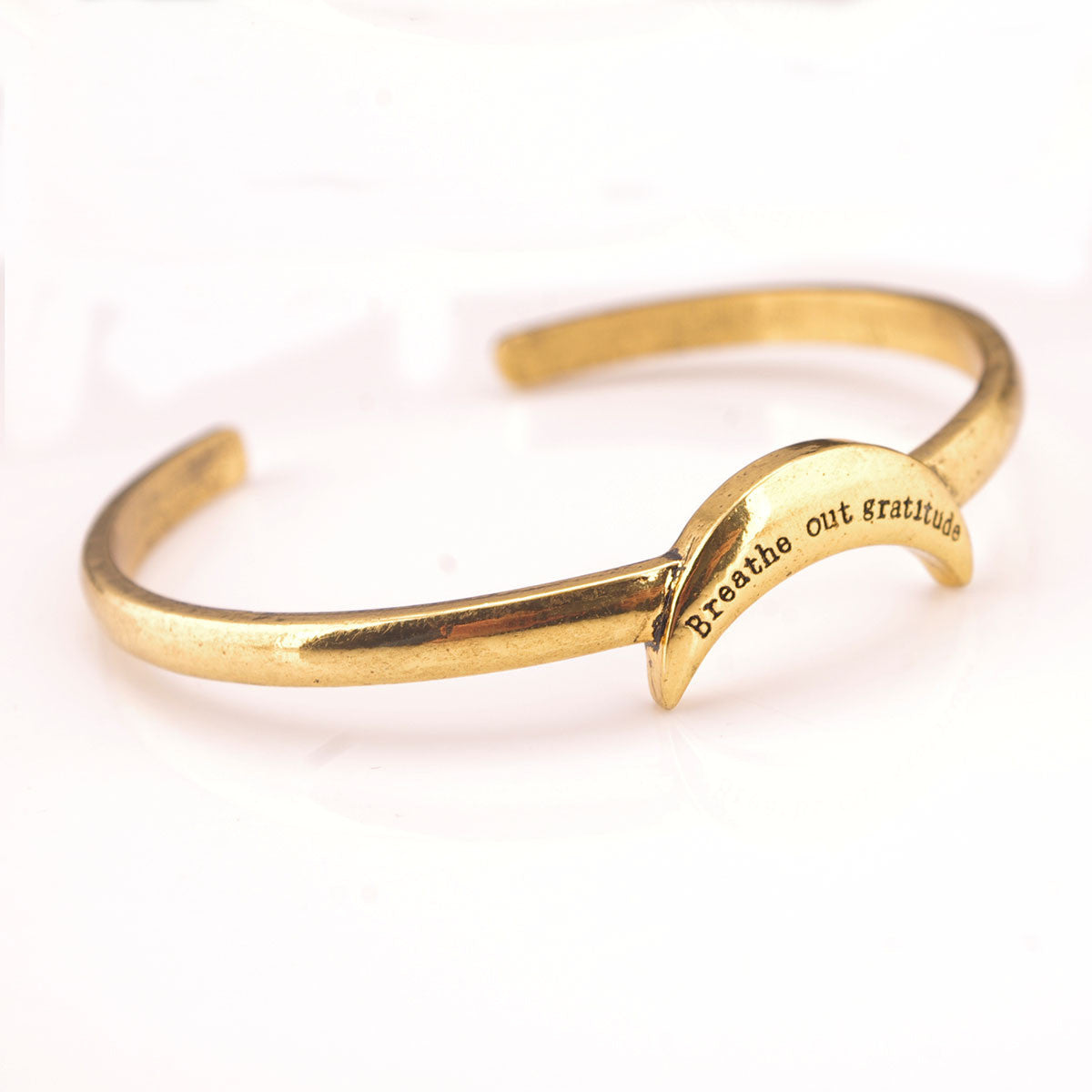 Exaggerated Snake Moon Opening Ring Bracelet