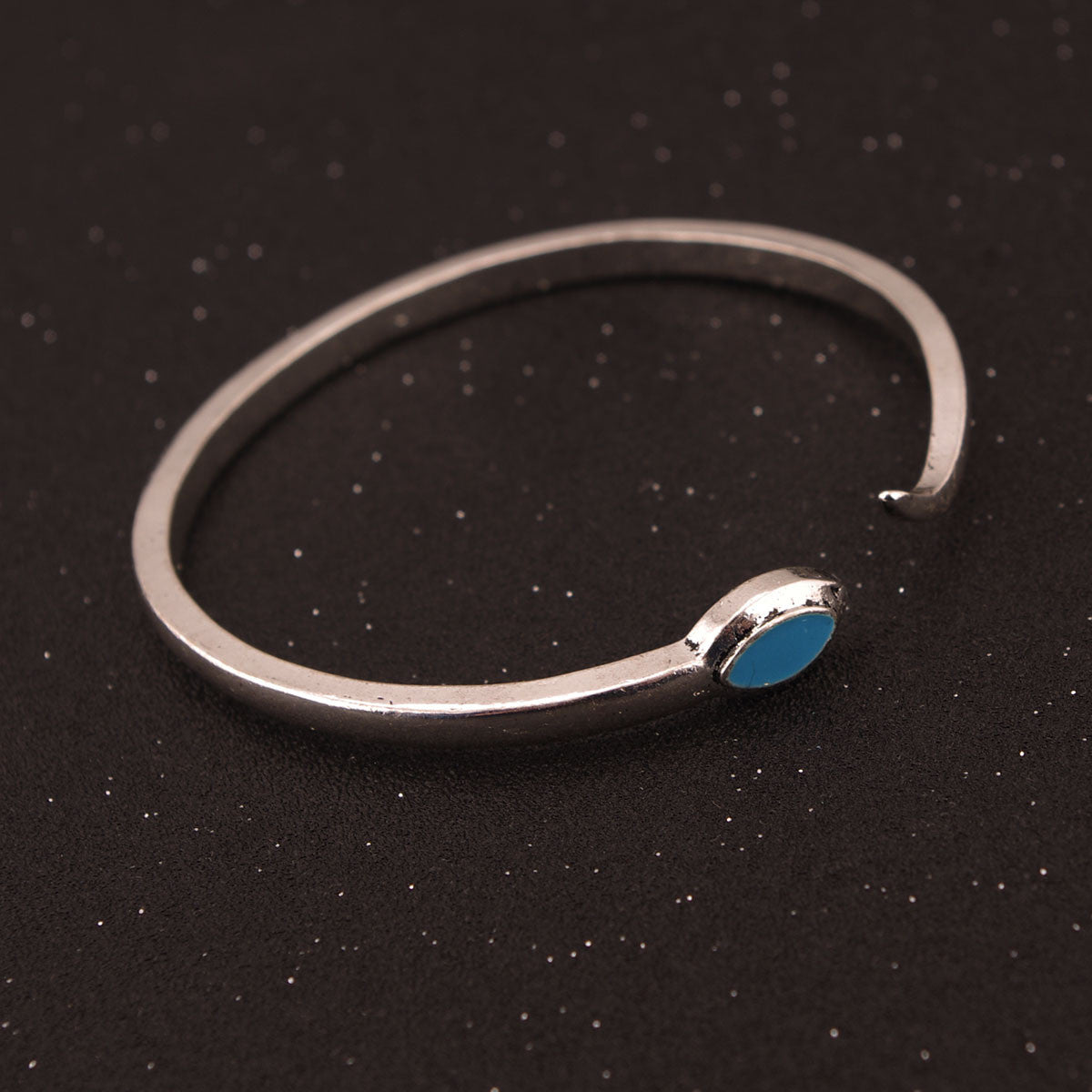 Exaggerated Snake Moon Opening Ring Bracelet