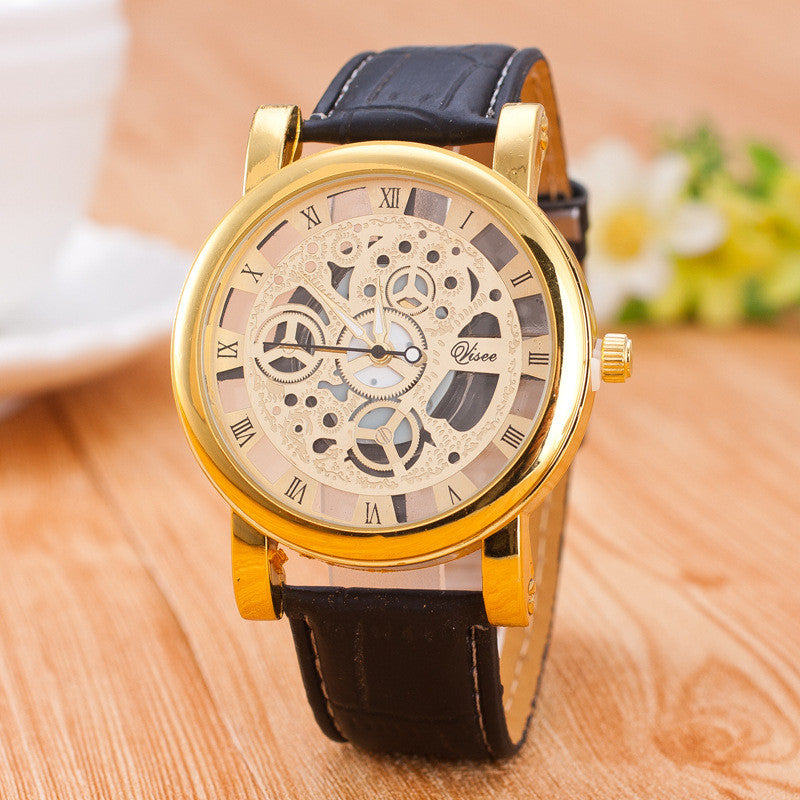 Hollow Out Round Dial Fashion Watch