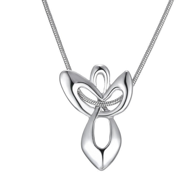 Europe Hot Sale Creative Butterfly Cross Pendant Necklace