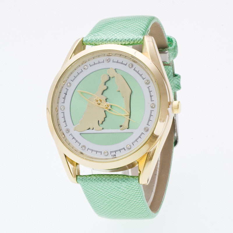 Romantic Marriage Love Fashion 3D Watch