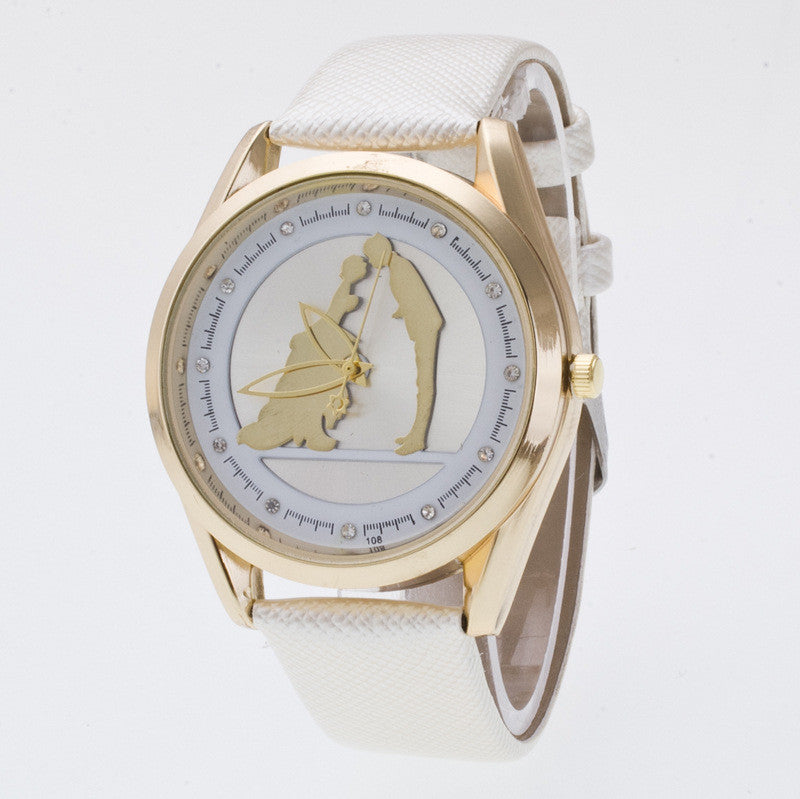 Romantic Marriage Love Fashion 3D Watch