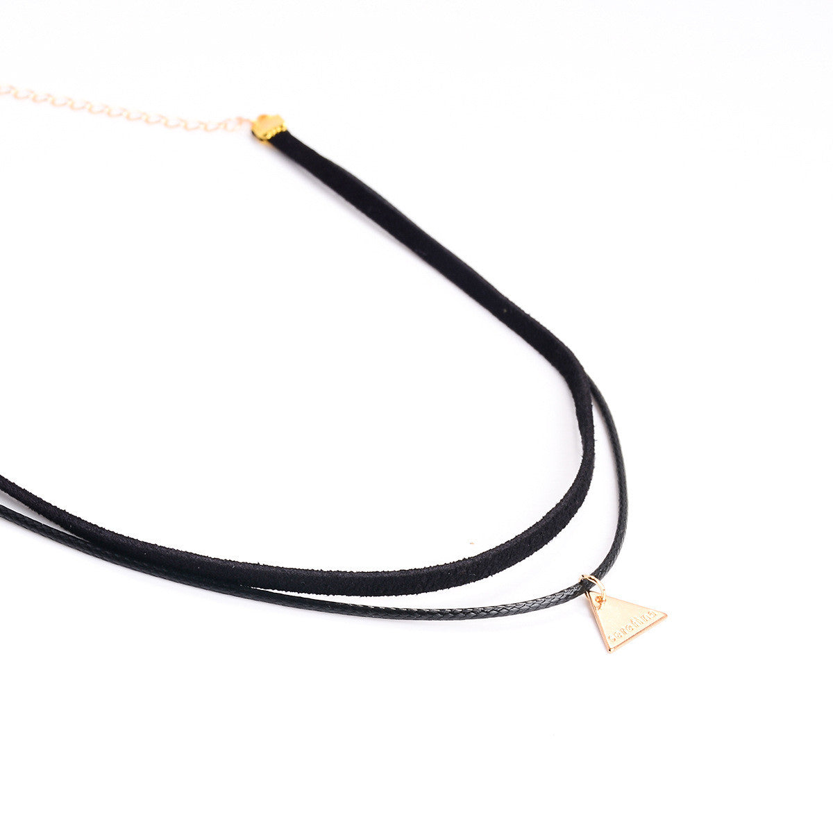 Korea Style Wax Line Multilayer Necklace