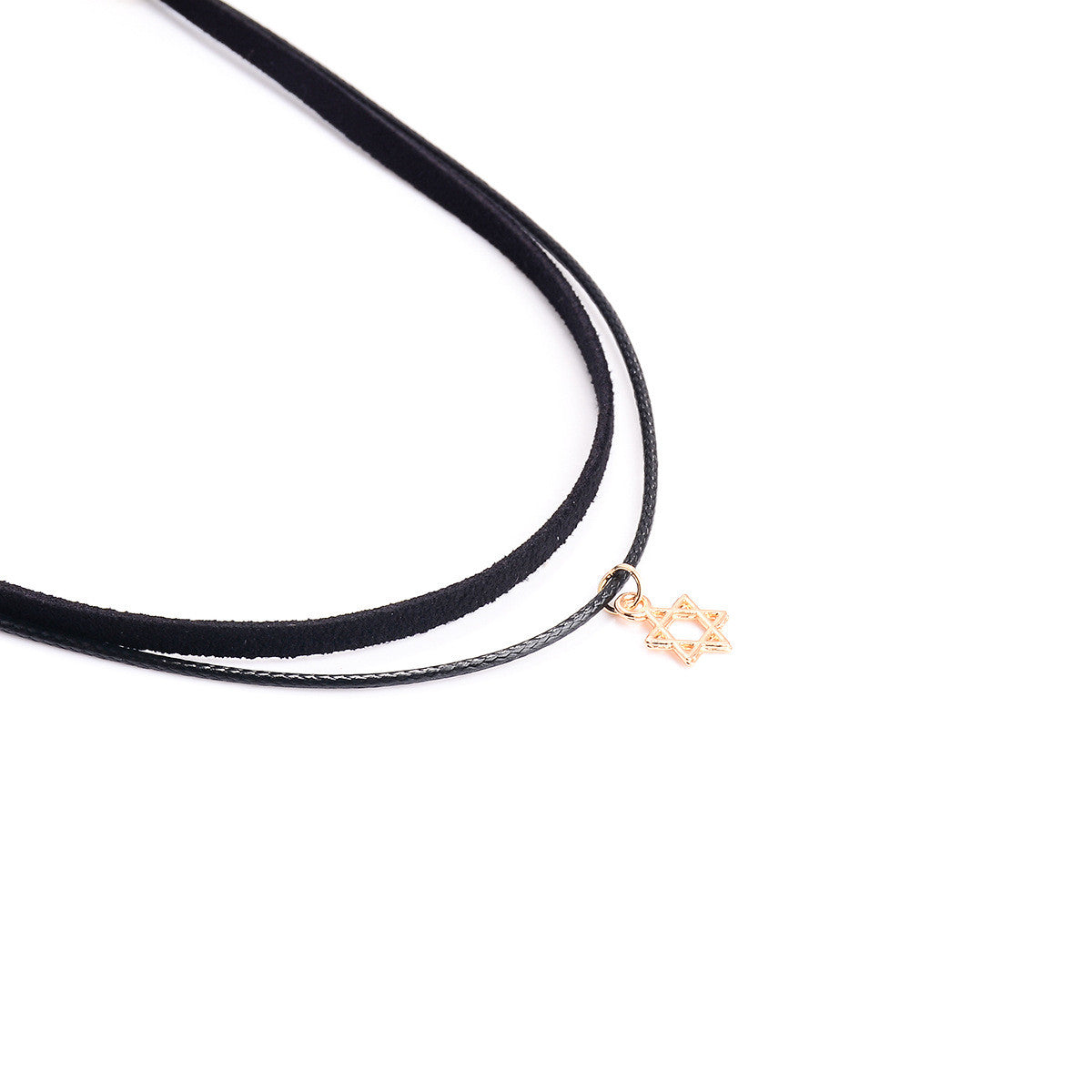 Korea Style Wax Line Multilayer Necklace