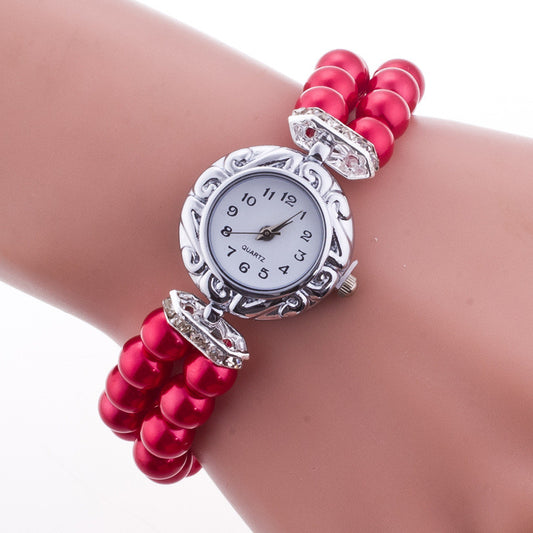 Hot Style Pearl Beads Watch