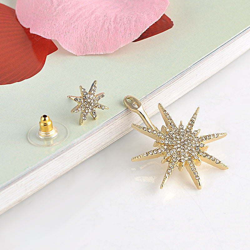 Crystal Luxury Six-Pointed Star Single Earring