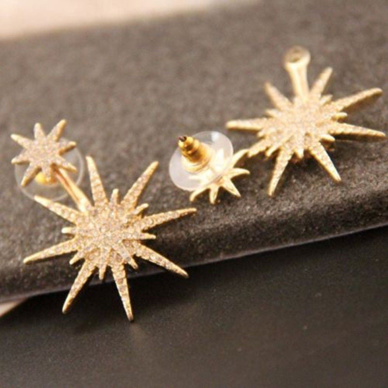 Crystal Luxury Six-Pointed Star Single Earring