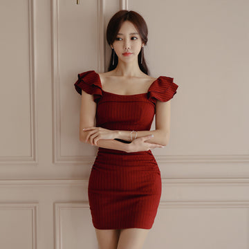 Slim Waist Buttock Pencil Skirt Dress