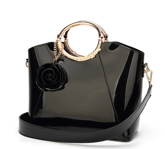 Occident Style Glossy Women Satchel