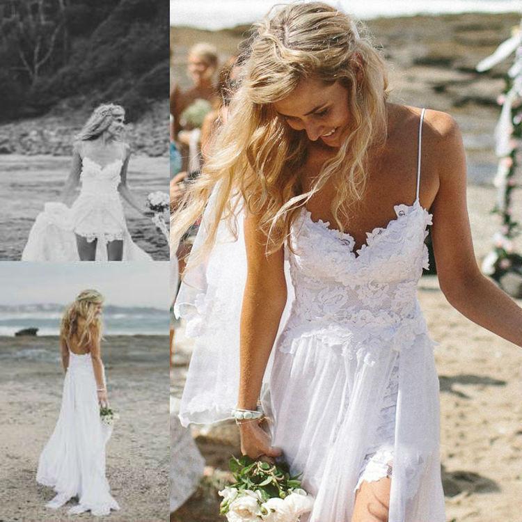 Clearance Spaghetti Strap Lace Backless Evening Gown