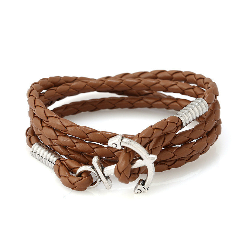 Fashion Anchor Hand-woven Bracelet