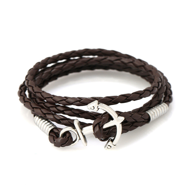 Fashion Anchor Hand-woven Bracelet