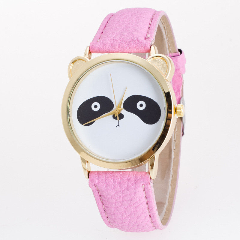 Fashion Leisure Panda Animal Watch