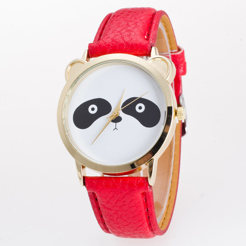 Fashion Leisure Panda Animal Watch