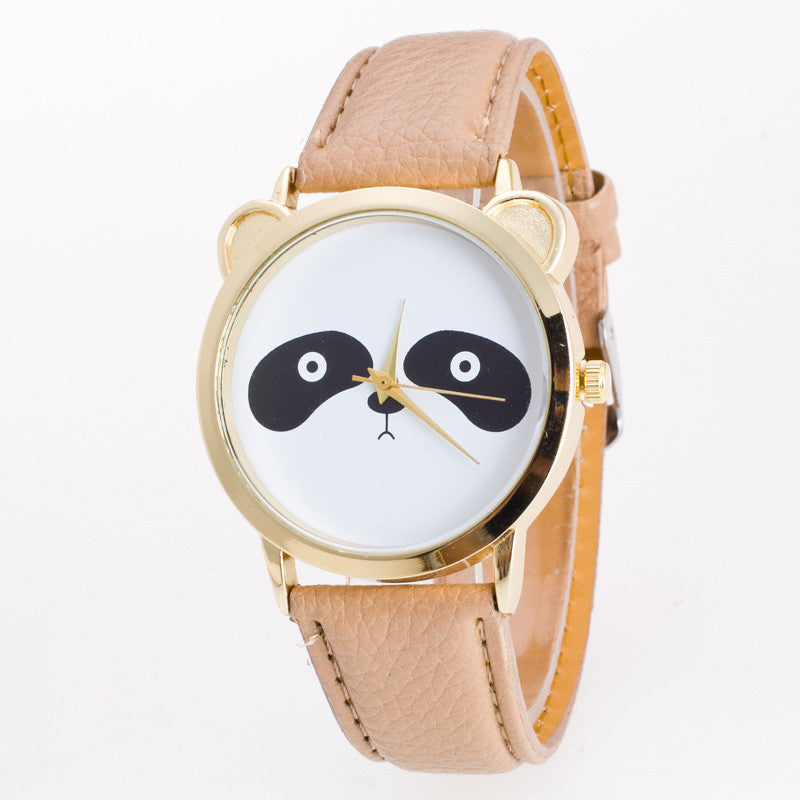 Fashion Leisure Panda Animal Watch