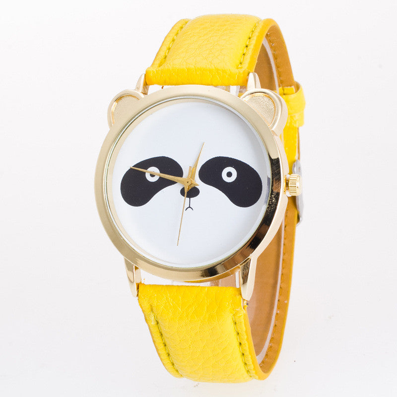 Fashion Leisure Panda Animal Watch