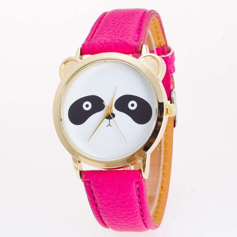 Fashion Leisure Panda Animal Watch