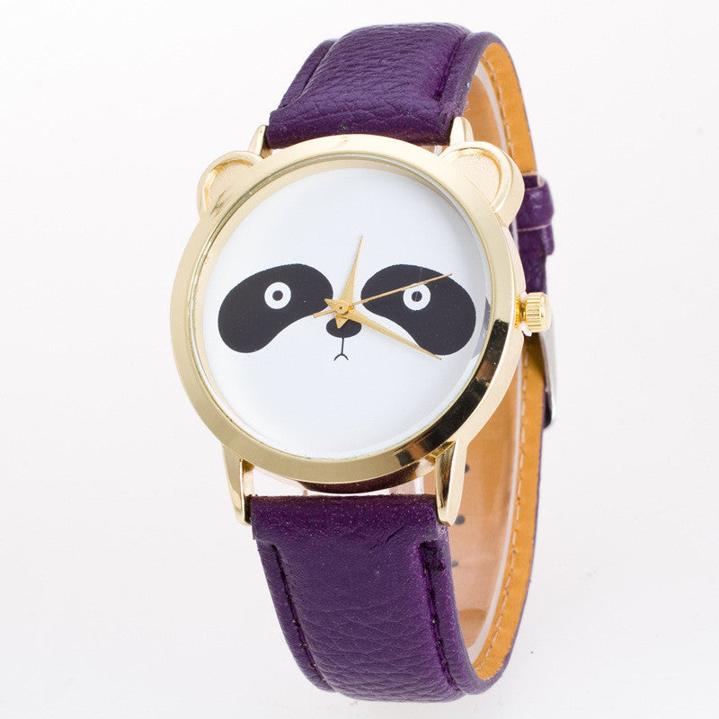 Fashion Leisure Panda Animal Watch