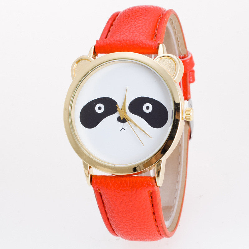 Fashion Leisure Panda Animal Watch