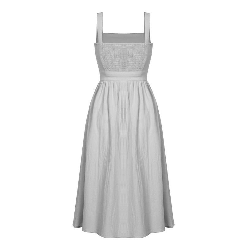 Empire Waist Classic Soild Dress