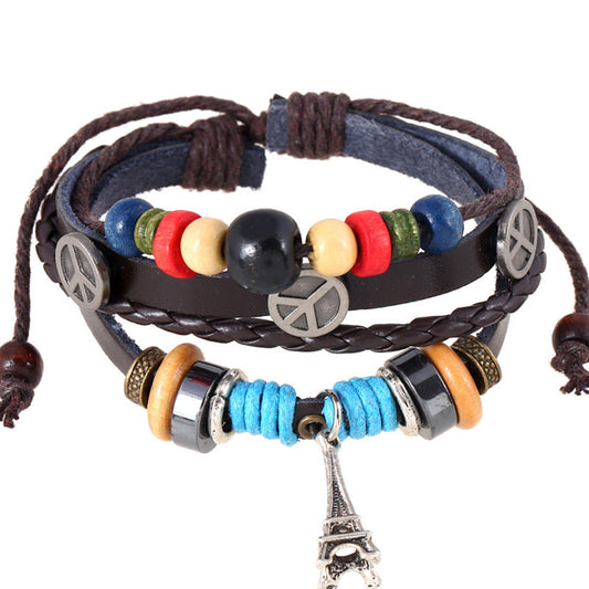 Tower Beaded Woven Multilayer Bracelet