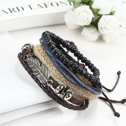 Angel's Wing Multilayer Beaded Bracelet