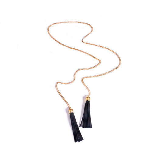 Contracted Joker Long Tassels Necklace