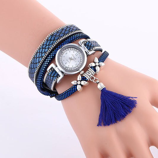 Popular Flower Tassel Quartz Watch