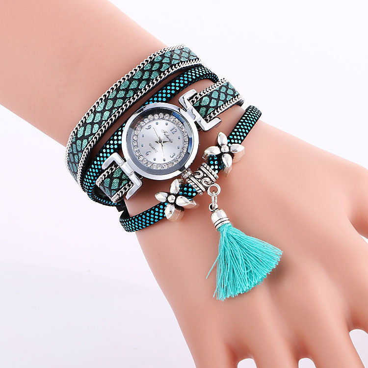 Popular Flower Tassel Quartz Watch