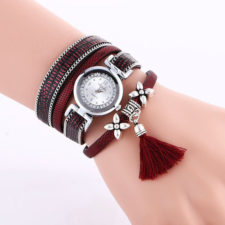 Popular Flower Tassel Quartz Watch