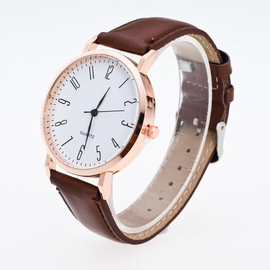 Classic Fashion Leather Quartz Watch