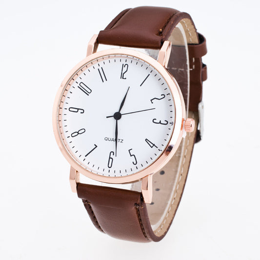 Classic Fashion Leather Quartz Watch