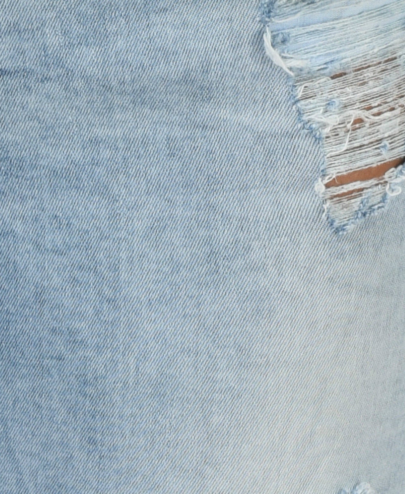 Sexy Light Blue Hole Low Waist Slim Pants 