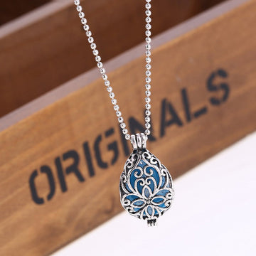 Hollow Out Luminous Drop Clavicle Necklace