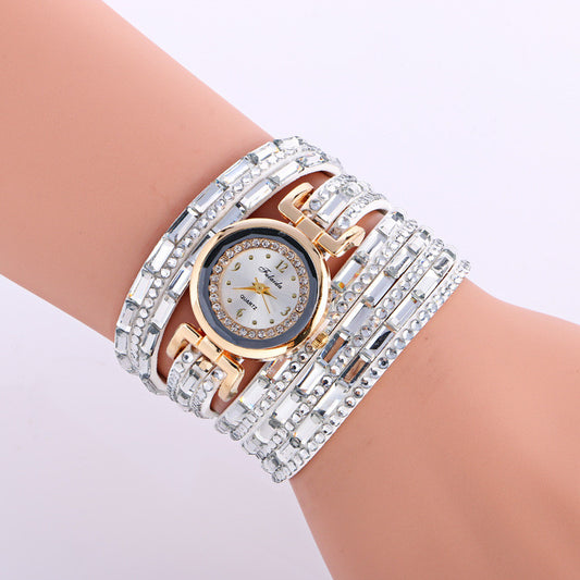 Korean Style Crystal Lady's Watch