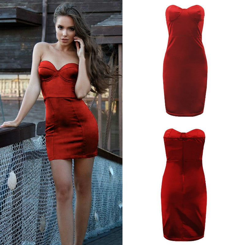 Tube Bodycon Bustier Dress