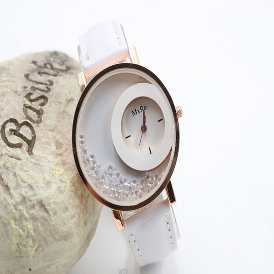 Classic Candy Color Quicksand Snake Skin Watch