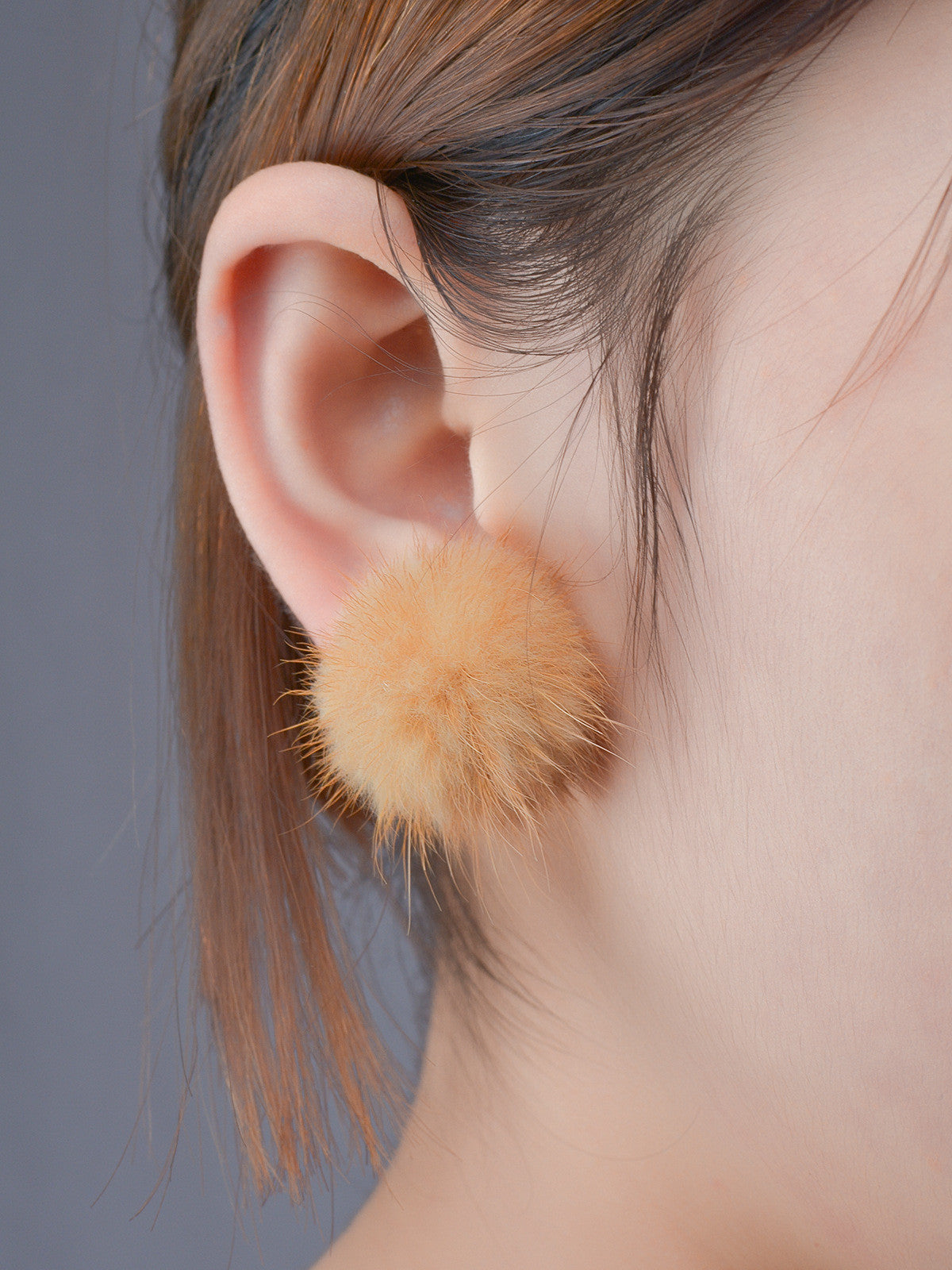 Sweet Furry Ball Women's Earrings